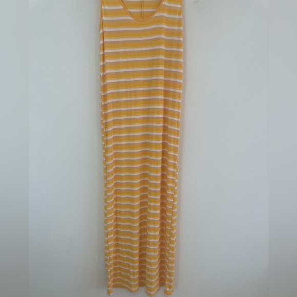 ZARA Striped Ribbed RicerBack Tank Maxi Dress Women’s - Picture 5 of 9